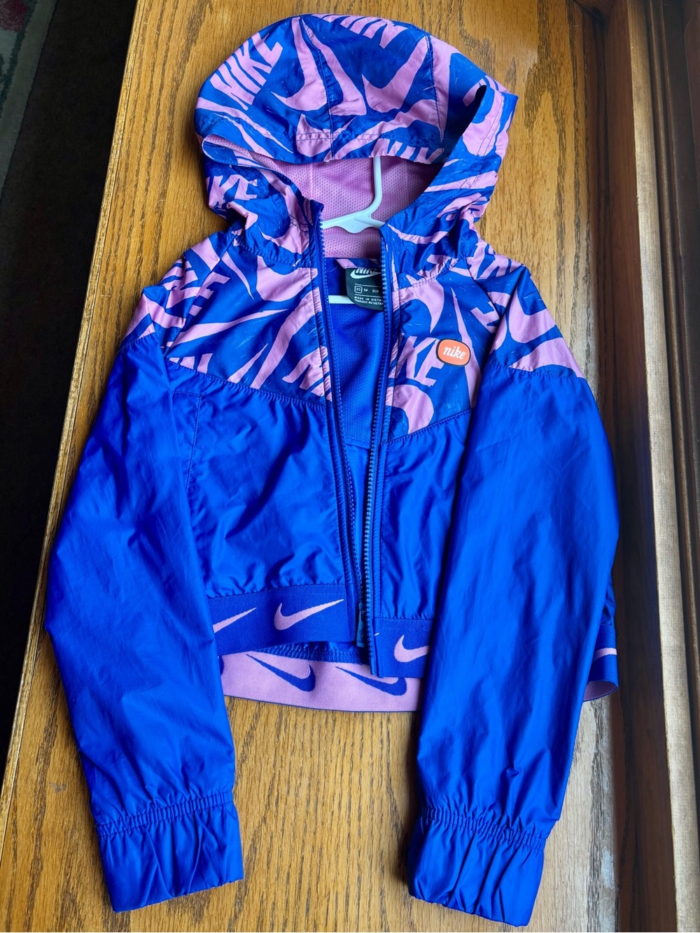 Girls Nike Cropped WindRunner Jacket with matching pants